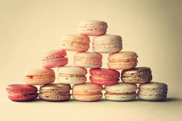 Piramide di amaretti francesi — Foto Stock