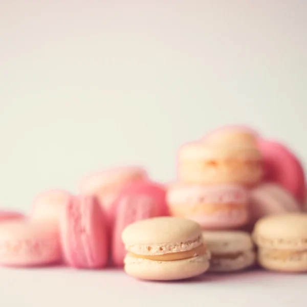 Kupie francuski Macaroons — Zdjęcie stockowe