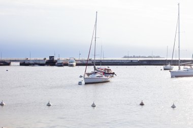 Yaz bağlantı noktası deniz araçları ile