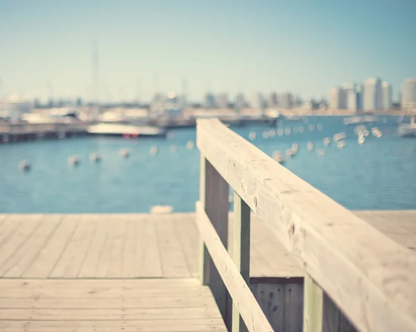 Vista do porto de verão — Fotografia de Stock