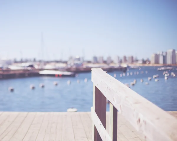 Blick auf den Sommerhafen — Stockfoto