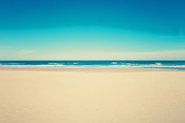 Lege zomer strand — Stockfoto