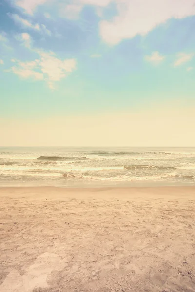 レトロなビーチの風景 — ストック写真
