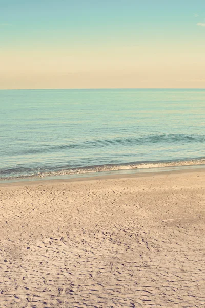 Paisagem de praia retro — Fotografia de Stock