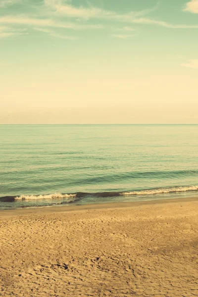 Retro Beach-landskap – stockfoto