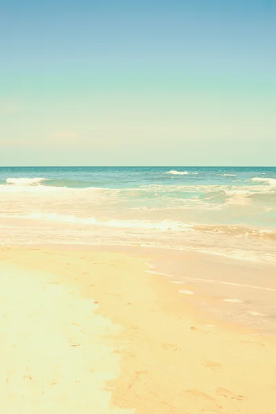 Pejzaż plaża retro — Zdjęcie stockowe