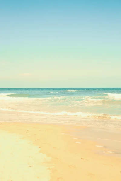 Paisagem de praia retro — Fotografia de Stock