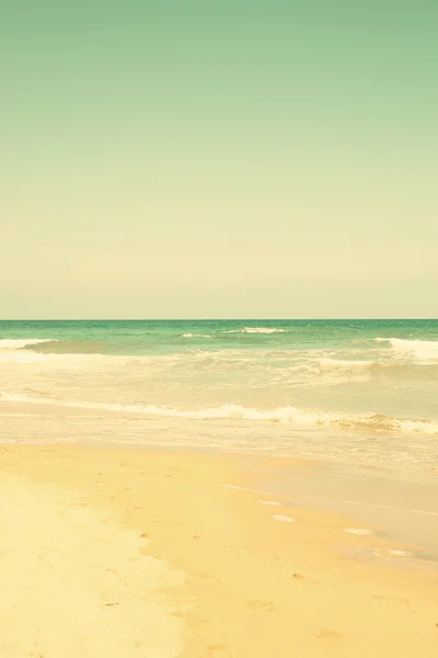 Paisagem de praia retro — Fotografia de Stock