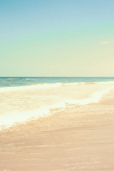 Paisagem de praia retro — Fotografia de Stock