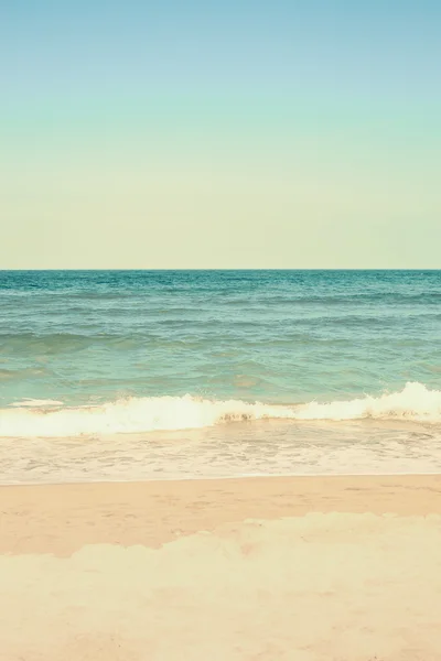 Retro Beach maisema — kuvapankkivalokuva