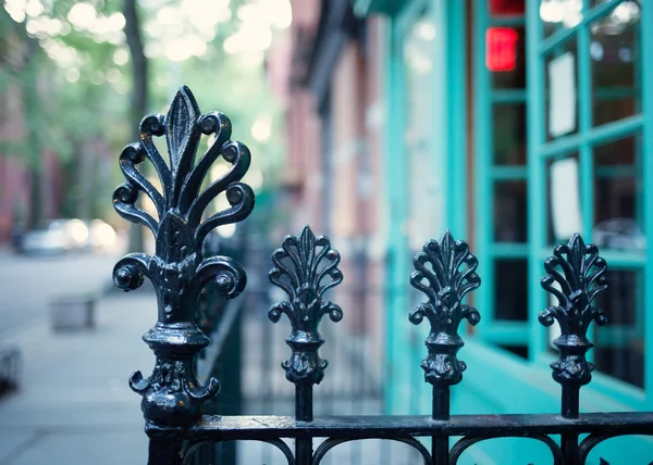 Brooklyn Heights fences — Fotografie, imagine de stoc