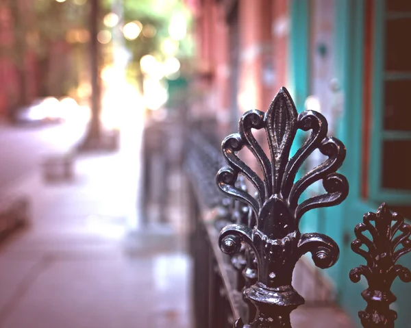 Brooklyn Heights fences — Stock Photo, Image