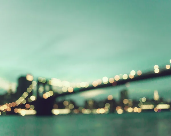 Brooklyn Bridge Lights — Stock Photo, Image