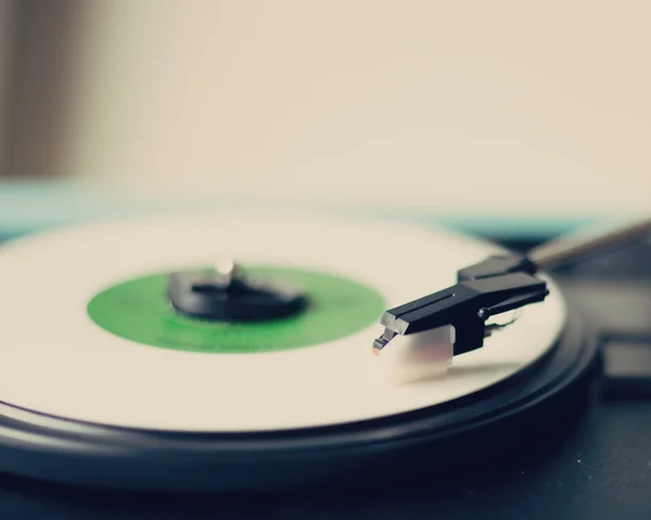 White vinyl record — Stock Photo, Image