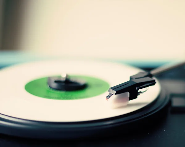 White vinyl record — Stock Photo, Image