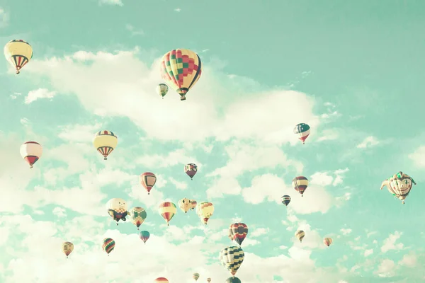 Colorful hot air balloons — Stock Photo, Image