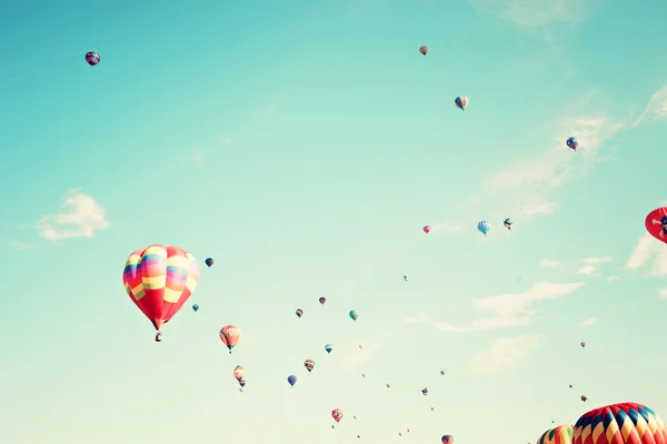 Bunte Heißluftballons — Stockfoto