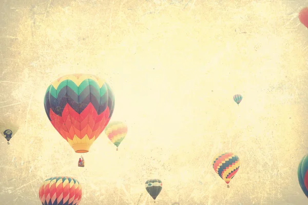 质感的热气球飞行 — 图库照片