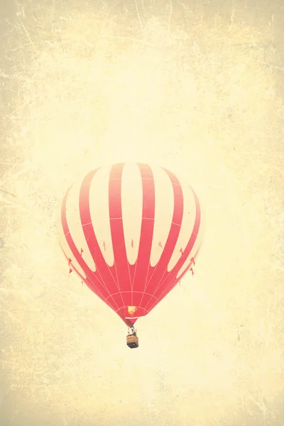 Textured hot air balloons in flight — Stock Photo, Image