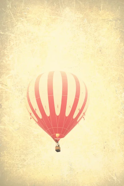 Υφή αερόστατα θερμού αέρα κατά την πτήση — Φωτογραφία Αρχείου