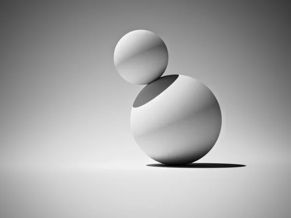 Palle in equilibrio — Foto Stock