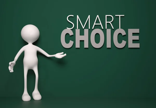 Smart choice concept — Stock Photo, Image