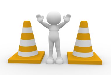 İnsan karakteri ve trafik koni