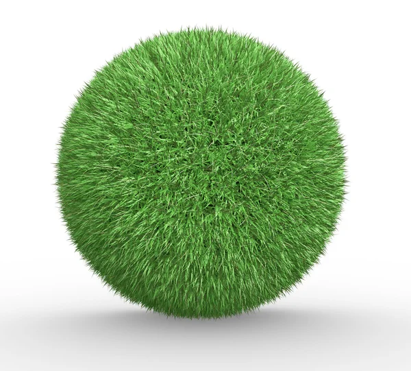 Esfera de grama — Fotografia de Stock