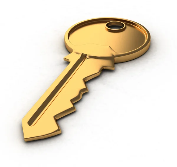 Golden key — Stock Photo, Image