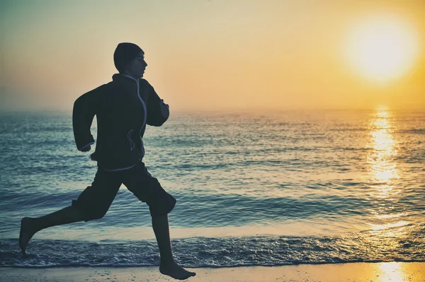 Boy running — Stock Photo, Image