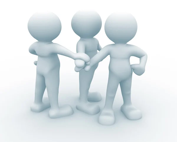Business team joining hands — Stock Photo, Image