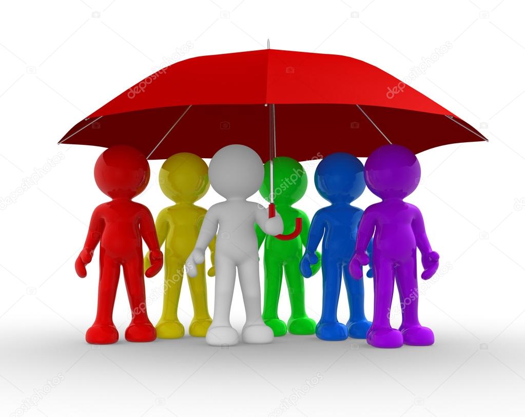 People under the umbrella Stock Photo by ©orlaimagen 59611091