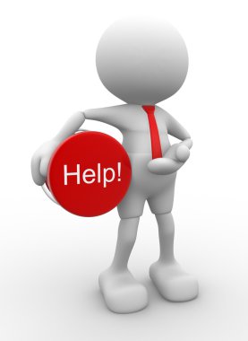 Kişi ve word yardım düğmesiyle