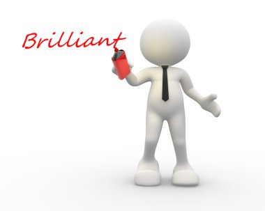 Kişi ve word parlak