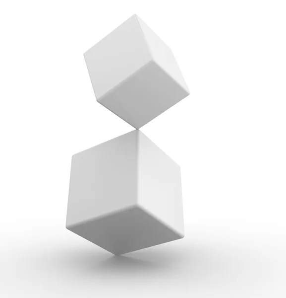 Cubos em conceito de equilíbrio — Fotografia de Stock
