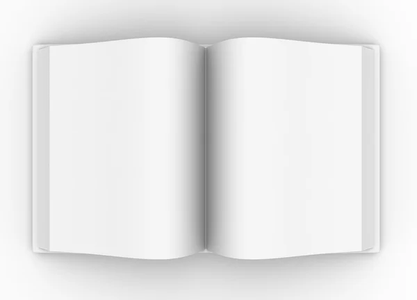 Open blank book — Stock Photo, Image