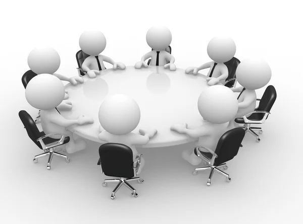 Business people at conference table — Stock Photo, Image