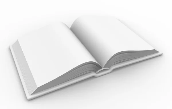 Abrir libro en blanco —  Fotos de Stock