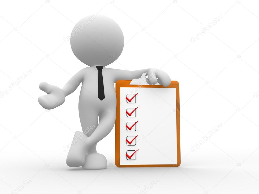 人站在剪贴板中——图库图片© orlaimagen #60639187, image size:1024x768