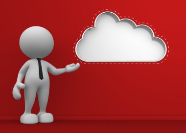 Kişi boş bulut ile