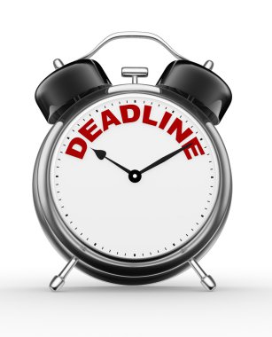 Çalar saat ve işareti son tarih