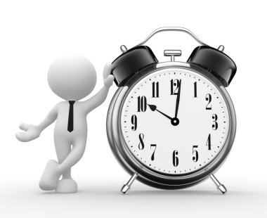 Adam ile bir çalar saat