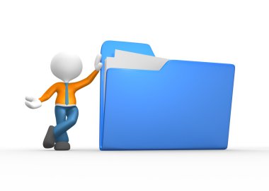 Office klasöründe olan kişi