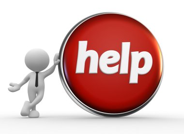 Kişi ve word yardım düğmesiyle