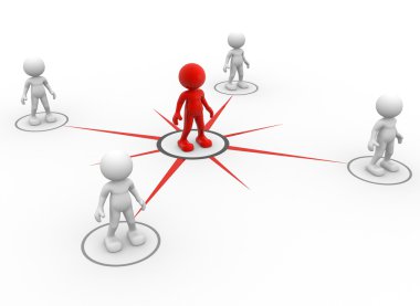 İnsanlar ağ sosyal