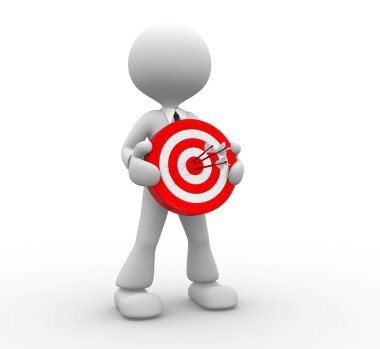 Yuvarlak hedef olan kişi