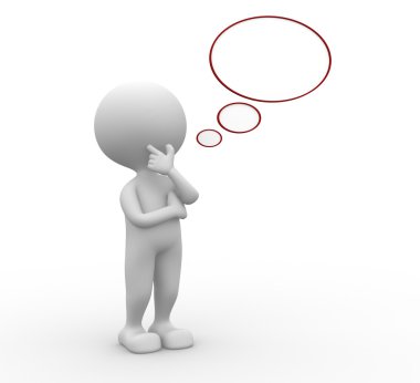 Kişi ve boş kabarcık