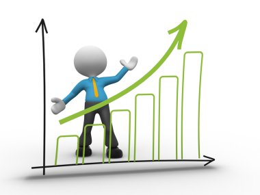 Sunuyu grafik grafik yapan biri