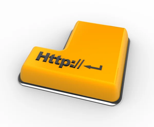 Keyboard with a  http button — Stock Photo, Image