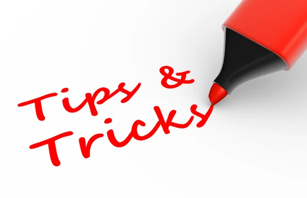 Markör och text tips och tricks — Stockfoto